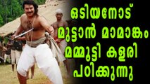 ഒടിയനോട് മുട്ടാൻ മമ്മൂട്ടി കളരി പഠിക്കുന്നു