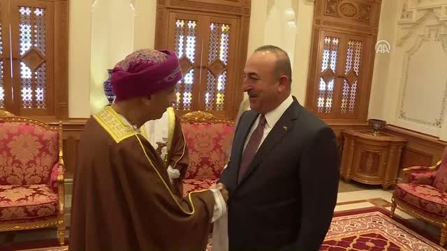 Umman Başbakan Yardımcısı Seyyid Fahd Bin Mahmud El-Said'in Dışişleri Bakanı Çavuşoğlu'nu Kabulü -...