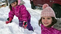 Happy Snow Day!! Buried in the Snow! Bloopers & Behind the Scenes | Twin Family Fun Vlogs!
