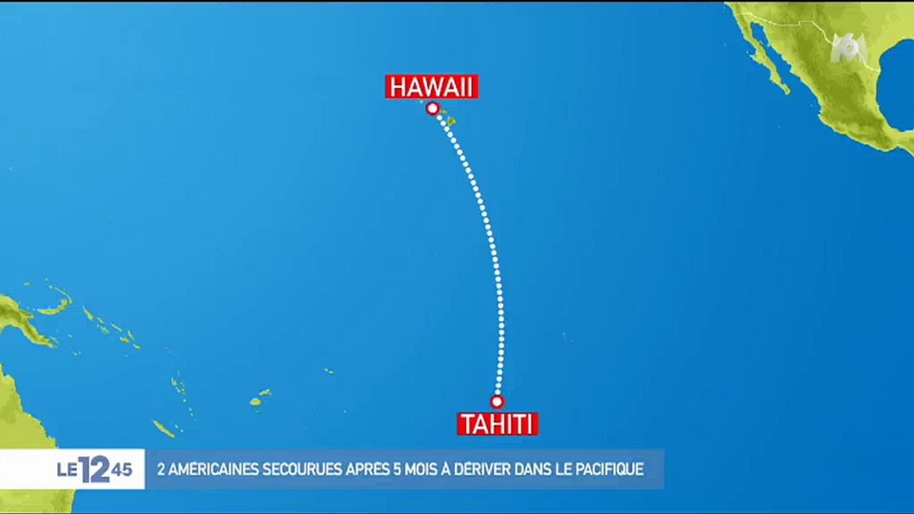 L'incroyable histoire de deux américaines qui se sont perdues dans l'Océan Pacifique - Regardez