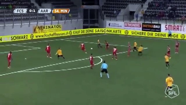 Schaffhausen 1:1 Aarau (Swiss Challenge League	28 October 2017)