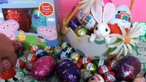 Peppa Pig Surprise Easter Eggs Hunt Kinder Surprise Toys Easter Bunny Lalaloopsy English Mini MGA