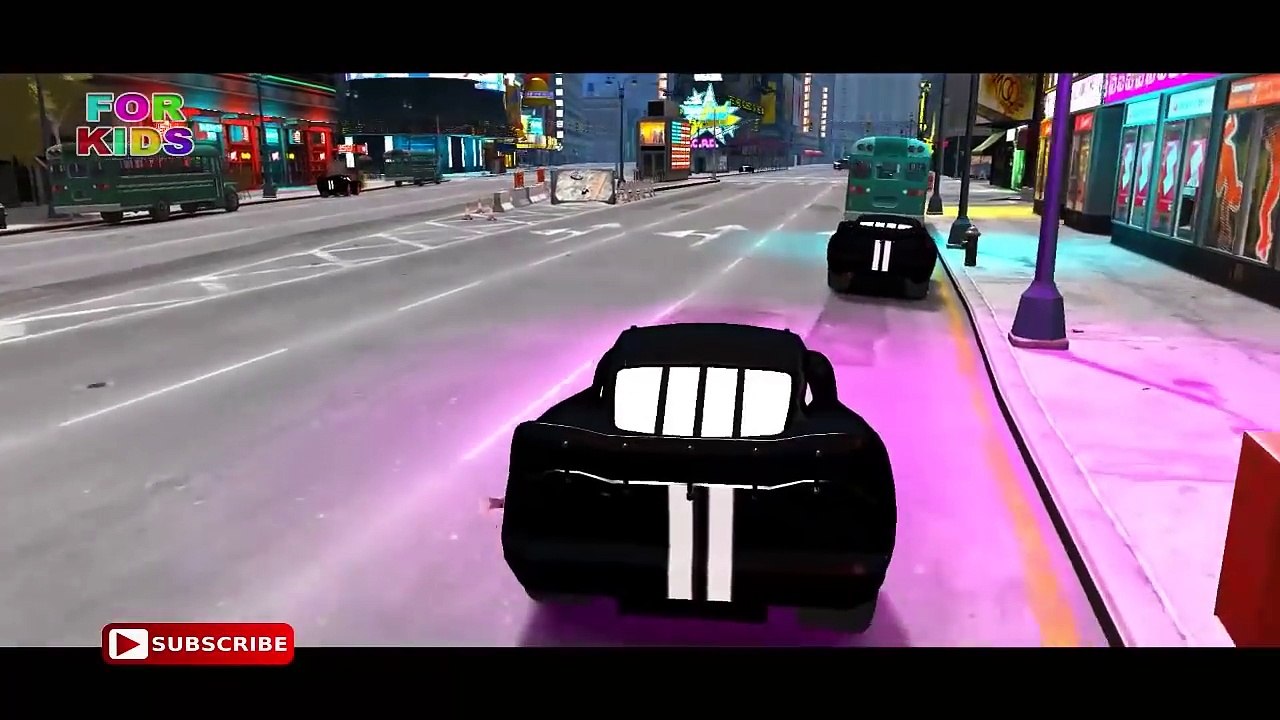 BLACK CARS & CRAZY EPIC FIRE CARS PARTY Nursery Rhymes Songs