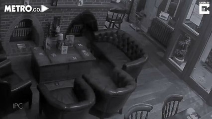 ‘Ghost’ spotted moving chairs and umbrellas at ‘haunted’ pub