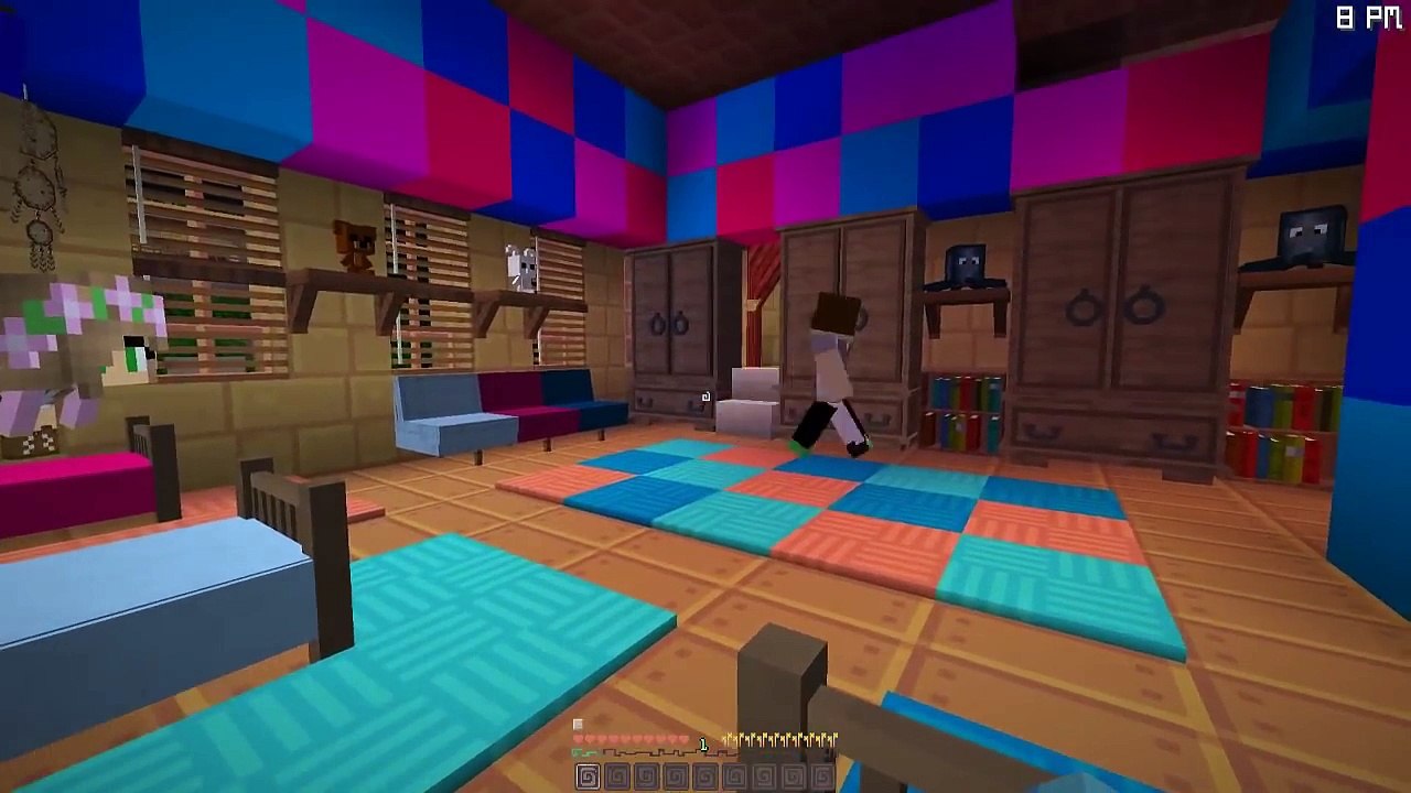 MY BABYSITTER IS ..... BENDY AND THE INK MACHINE !!! Minecraft w/ Little Kelly Tiny Turtle Sharky