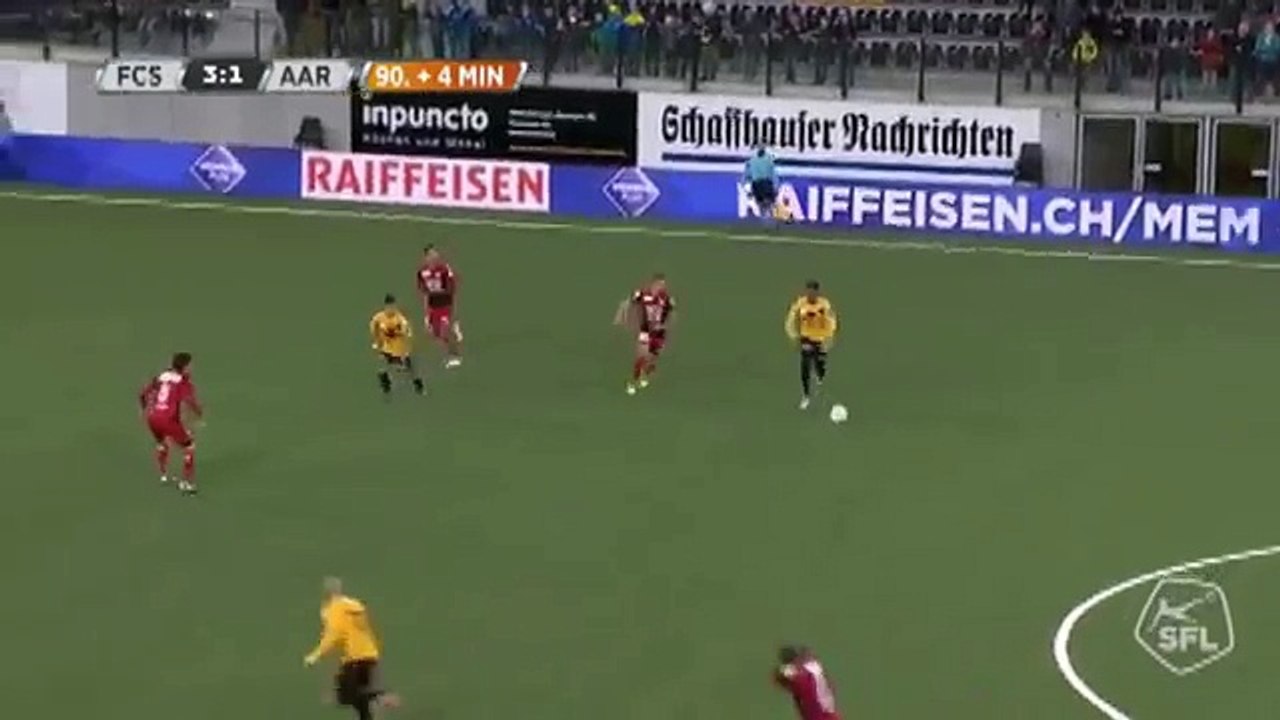 Schaffhausen 4:1 Aarau (Swiss Challenge League	28 October 2017)