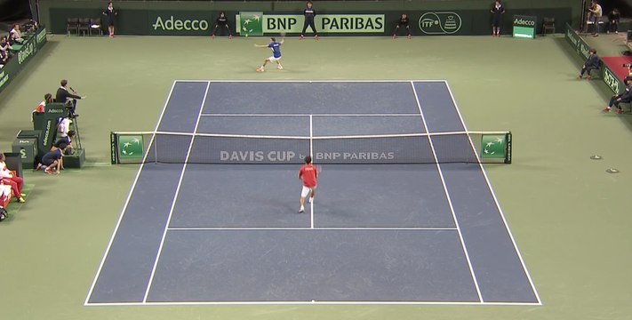 Coupe Davis, la campagne 2017 (2) : Simon enfonce le clou