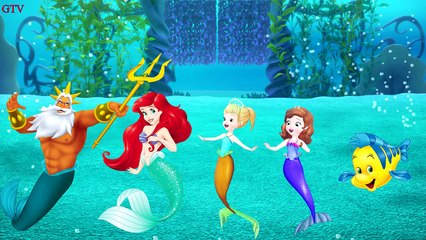 Sofia The First Mermaid Finger Family Song Nursery Rhymes for Children and Kids