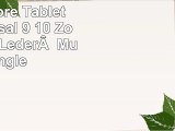 Emartbuy BTC UK 9 Zoll Quad Core Tablet PC Universal  9  10 Zoll  Grün PU Leder  Multi