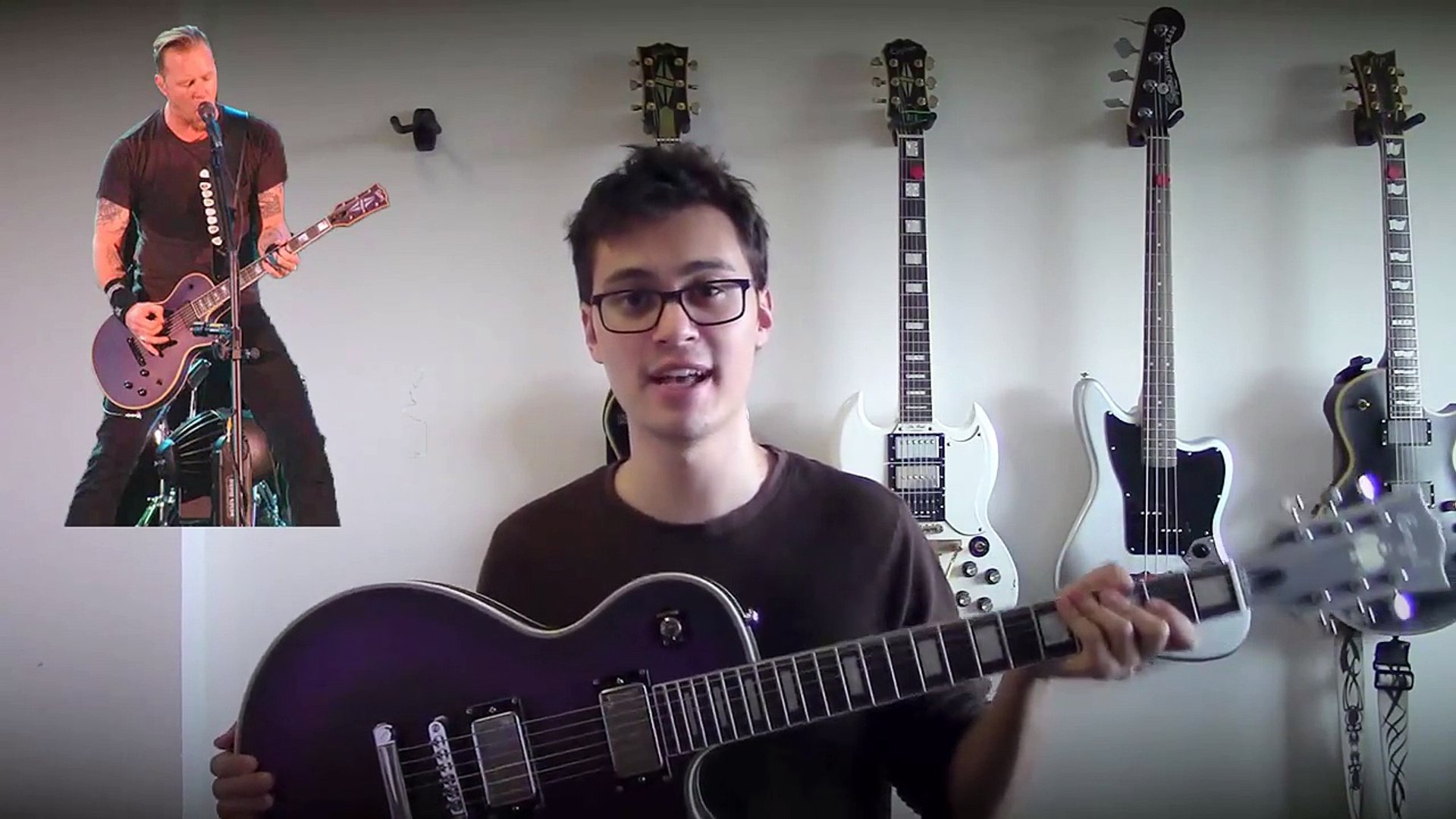 Chibson Les Paul Custom Chinese Les Paul Copy Rock Metal Demo