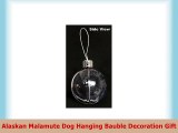 Alaskan Malamute Dog Weihnachtsbaum Flitterdekoration Geschenk