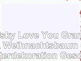 Husky Love You Grandma Weihnachtsbaum Flitterdekoration Geschenk