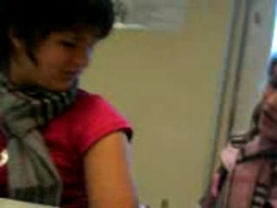 moi et eva en classe MDR !