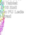 Emartbuy Archos 96 Xenon 96 Zoll Tablet Universal  9  10 Zoll  Weiß Premium PU Leder