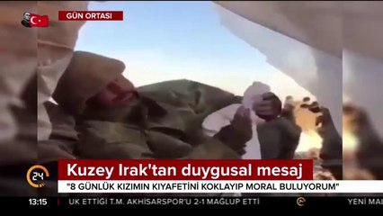 Kuzey Irak'tan duygusal mesaj