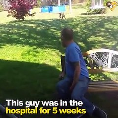 Úgy lefogyott a beteg gazdi, hogy elsőre nem ismerte fel a kutyája