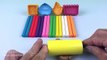 Learn Colors with Play Doh Modelling Clay Ice Cream Biscuit Molds Fun and Creative for Kids