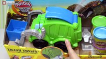 Ellie V Play Doh Trash Tossin Rowdy the Garbage Truck Toy Unboxing Video and Review