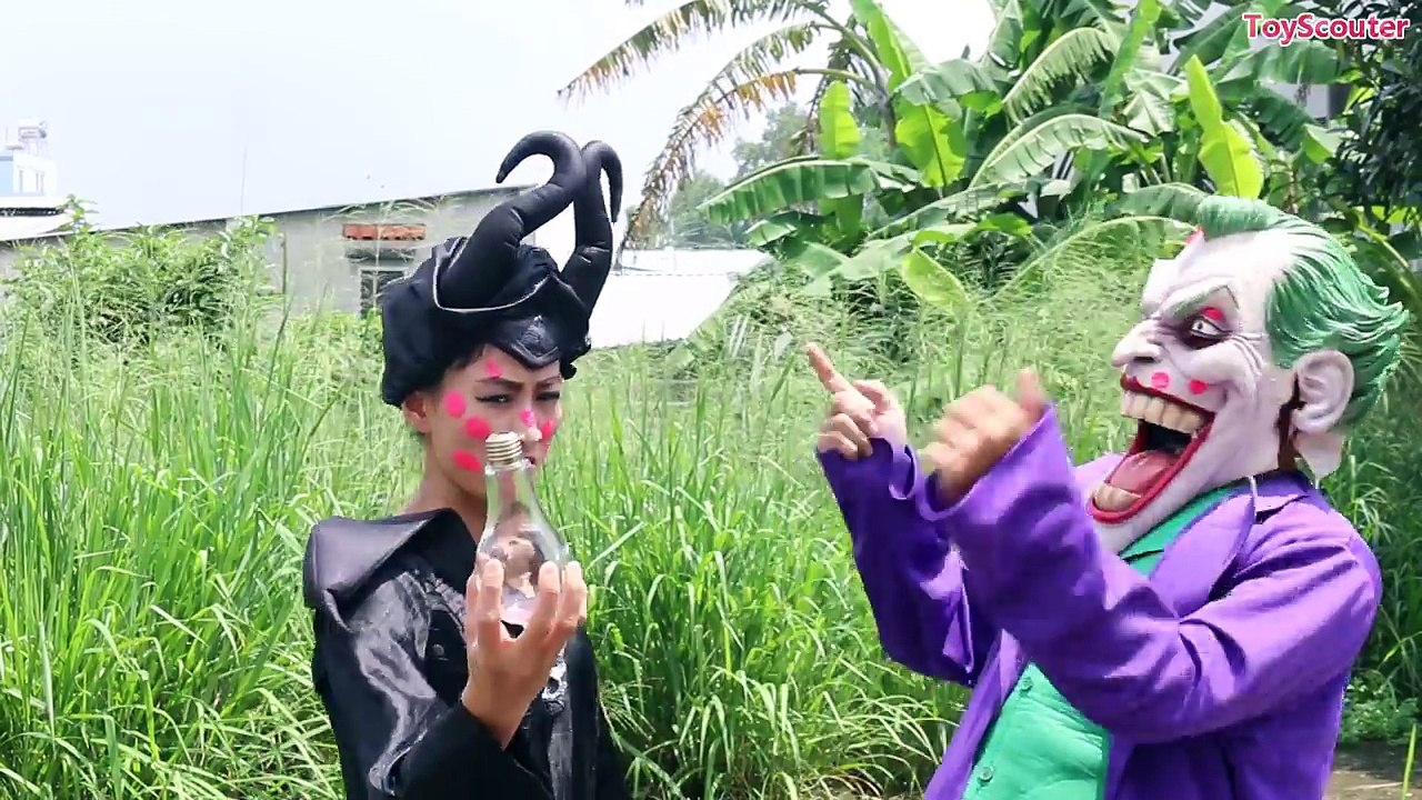 Spiderman Fishing for Frozen Elsa in the Toilet! w/ Joker, Shark, Venom & Maleficent in Real Life