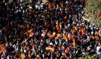Barselona'da bağımsızlık karşıtı dev yürüyüş
