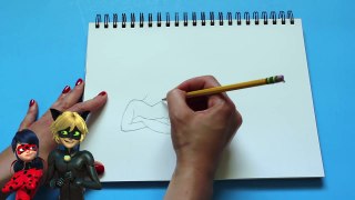 How to Draw Miraculous LADYBUG and CAT NOIR Charers Step By Step Tutorial | Toy Caboodle