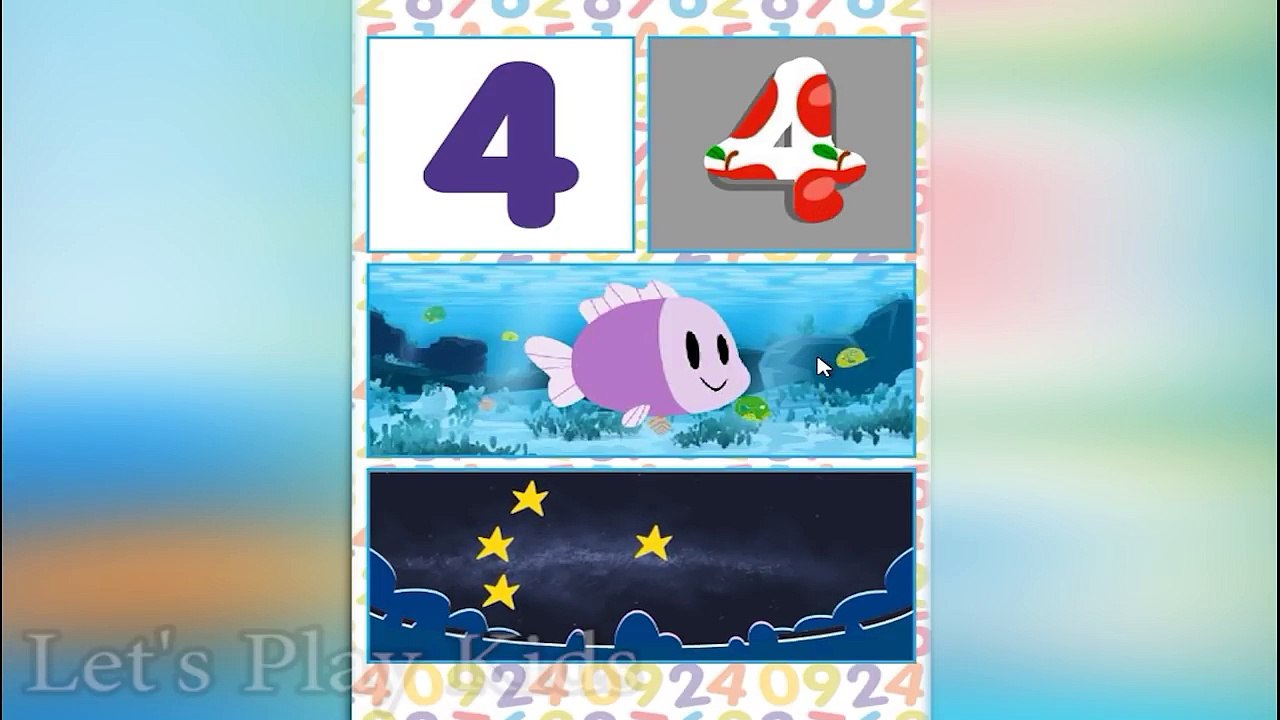 Pocoyo aprende los numeros en ingles