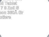 Emartbuy Toshiba Encore 2 8 Zoll Tablet Universal  7  8 Zoll  Schwarz Carbon