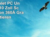 Emartbuy iBowin P940 9 Zoll Tablet PC Universal  9  10 Zoll  Schwarz Carbon