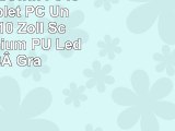 Emartbuy iBowin P940 9 Zoll Tablet PC Universal  9  10 Zoll  Schwarz Premium PU Leder