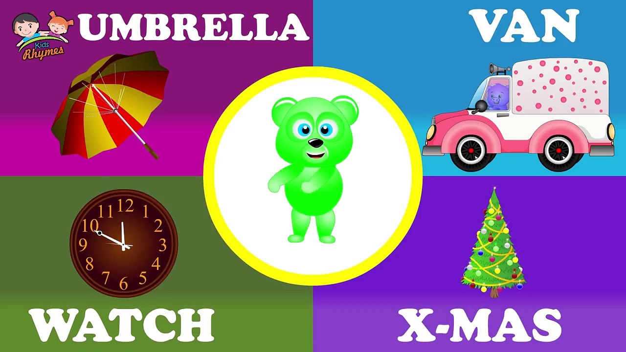 Mega Gummy Bear Phonics Song | Learn Alphabet | Colors song | Alphabet song for children