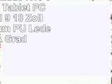 Emartbuy Laude K10 3G 101 Zoll Tablet PC Universal  9  10 Zoll  Rot Premium PU Leder