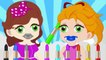 Learn Colors with Color Lipstick Bad baby crying Frozen Elsa And Sofia nursery rhymes for kids
