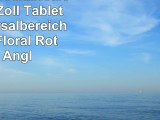 Emartbuy Teclast X80 Power 8 Zoll Tablet PC Universalbereich Vintage Floral Rot Multi