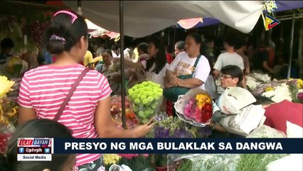 Presyo ng mga bulaklak sa Dangwa