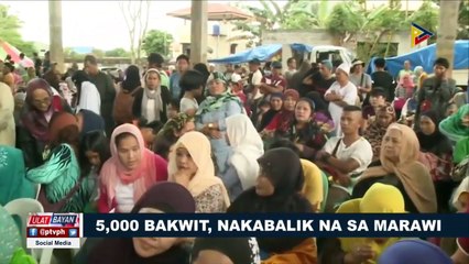 5,000 bakwit, nakabalik na sa Marawi