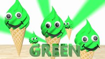 Colors for Children to Learn with 3D ICE CREAM - Colours Learning Videos for Kids