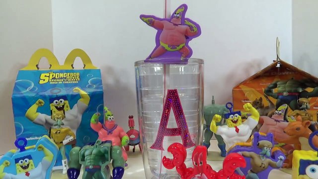 SPONGEBOB MOVIE SPONGE OUT OF WATER McDONALDS HAPPY MEAL TOYS INVINCIBUBBLE PLAY DOH SURPRISE EGG