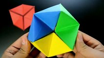 Origami: Brinquedo de Ação / Hexaflexágono 3D - Instruções em Português PT-BR
