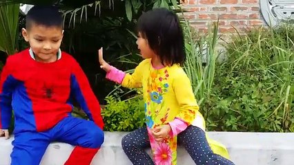 Elsa Fake POLICE Baby Prank w/ Joker Chased by Spiderman, Funny Superheroes in Real Life