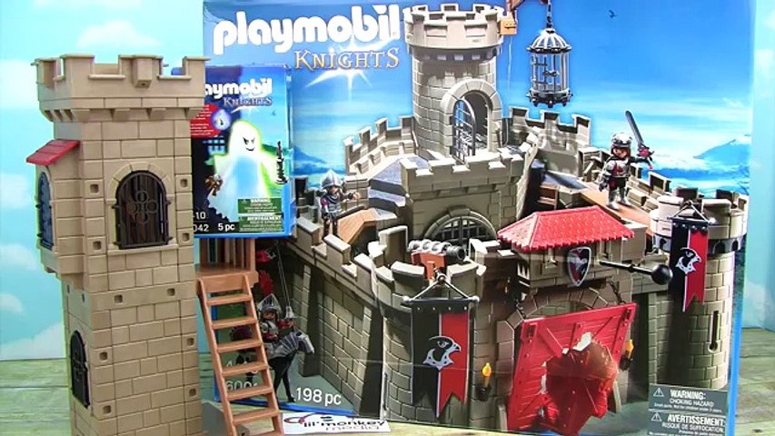 Playmobil Massive Hawk Knights Castle with Tower/wall extensions and  Rainbow LED Castle Ghost!─影片 Dailymotion