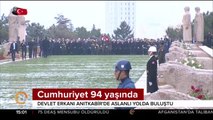 Mozolede saygı duruşu yapıldı