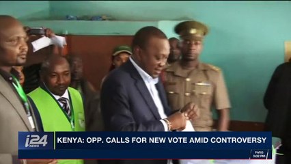 i24NEWS DESK | Kenya low vote deepens division at elections  | Sunday, October 29th 2017