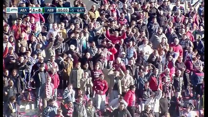 9η ΑΕΛ-Λεβαδειακός 1-0 2017-18 Το γκολ και η λήξη του αγώνα-Νovasports