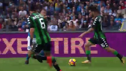 Diego Falcinelli Goal HD - Napoli	1-1	Sassuolo 29.10.2017