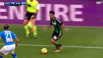 Diego Falcinelli Goal HD - Napoli 1 - 1 Sassuolo - 29.10.2017 (Full Replay)