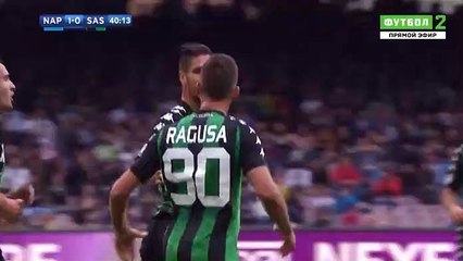 Diego Falcinelli Goal HD - Napoli	1-1	Sassuolo 29.10.2017