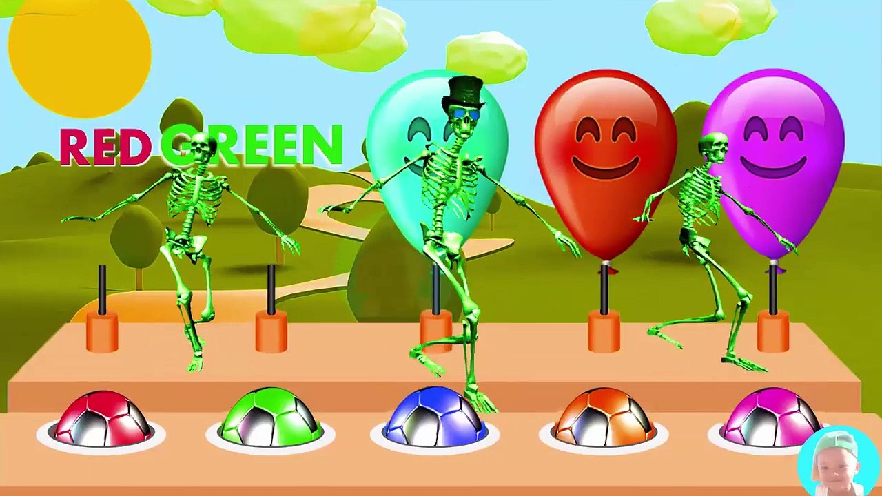Cartoon for children animals Mouse Dinosaurs Skeleton Dancing Learn with bubble deema Balloons Poppi