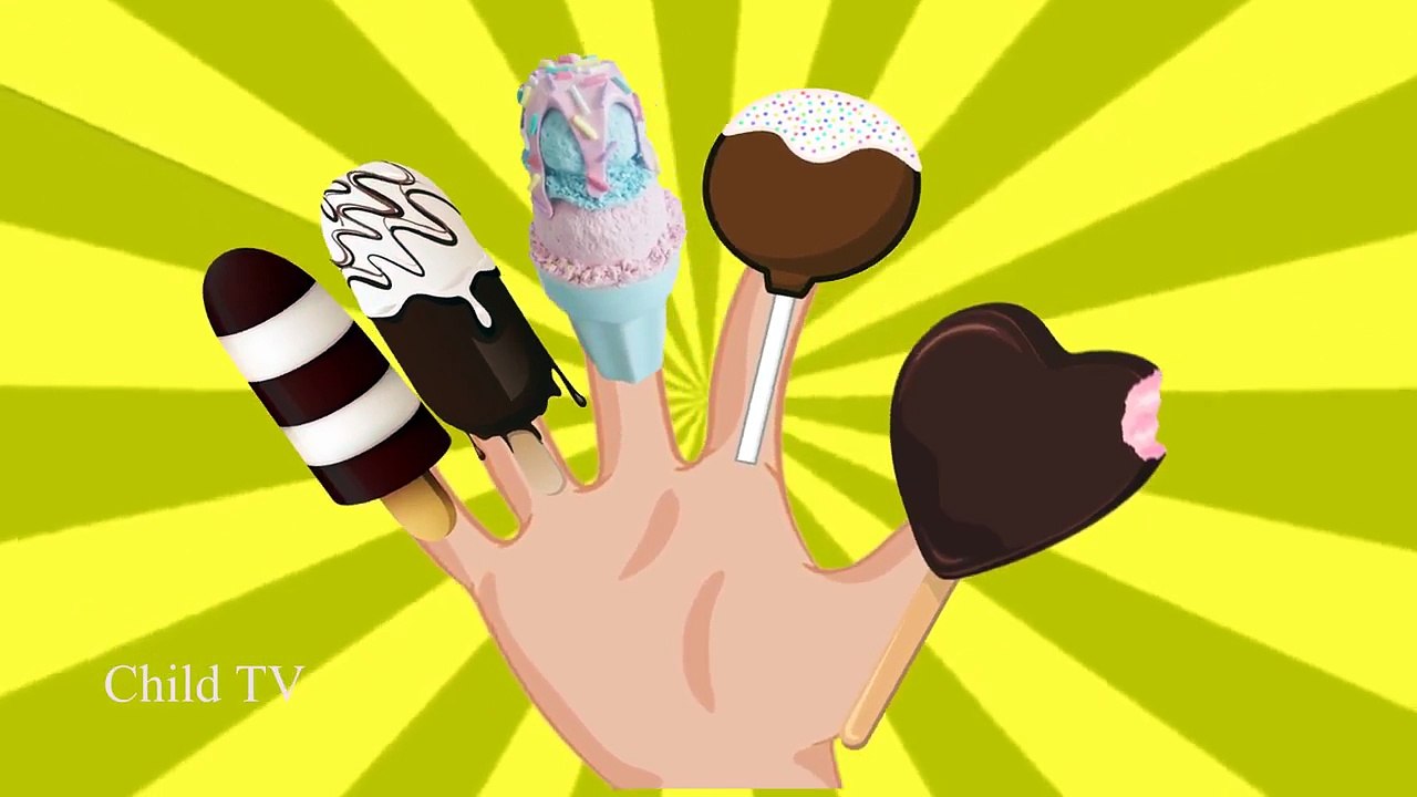 Chocolate mixed ice cream finger Family song