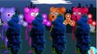 Mega Gummy Bear learn colors skeleton wrong fidget spinner Finger Family rhymes Songs For kids