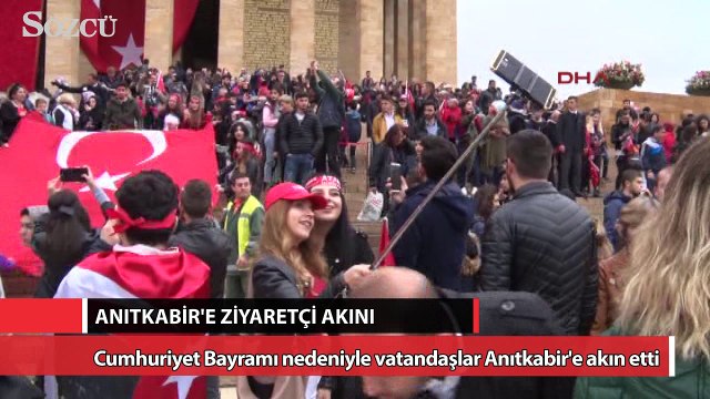 Anıtkabir’e ziyaretçi akını